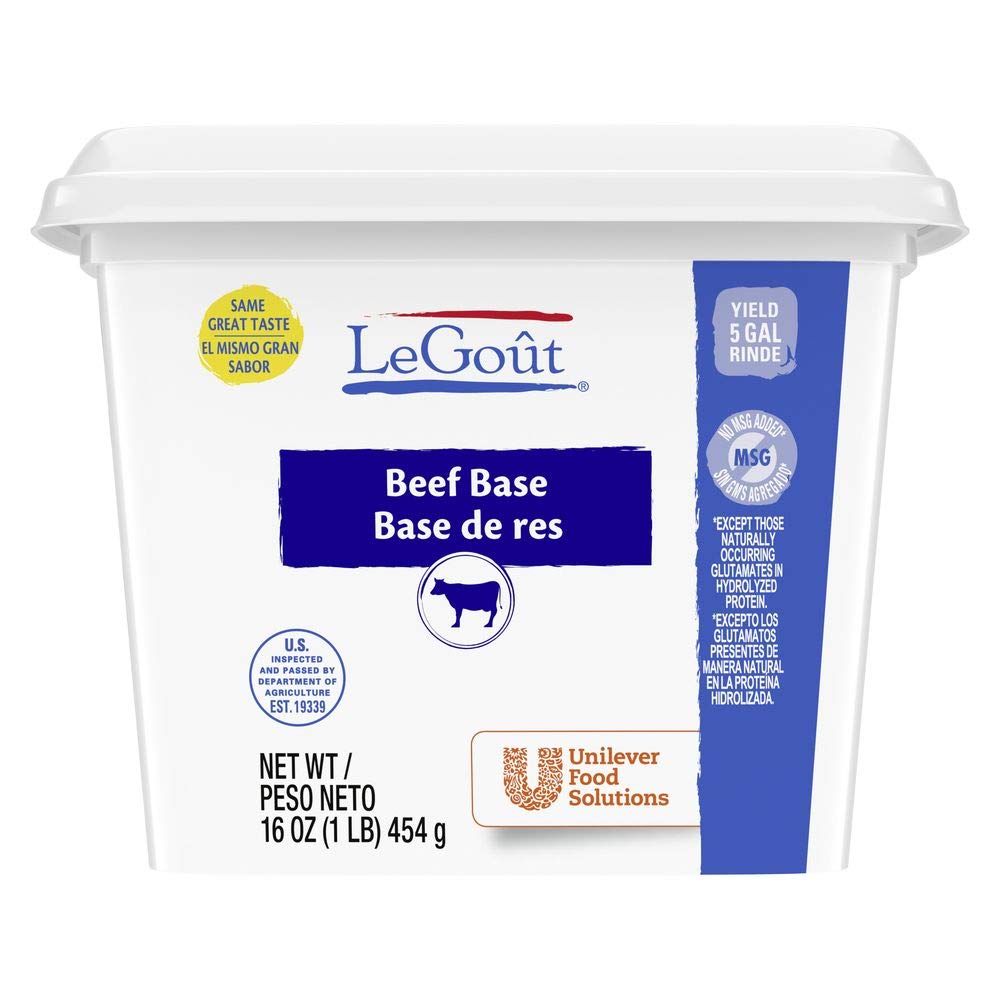 Premium Gluten-Free Beef Stock Base - No MSG, 1 lb (Pack of 12) | All-Natural Flavor Enhancer for Soups, Stews & Slow Cooking | Keto & Paleo Friendly