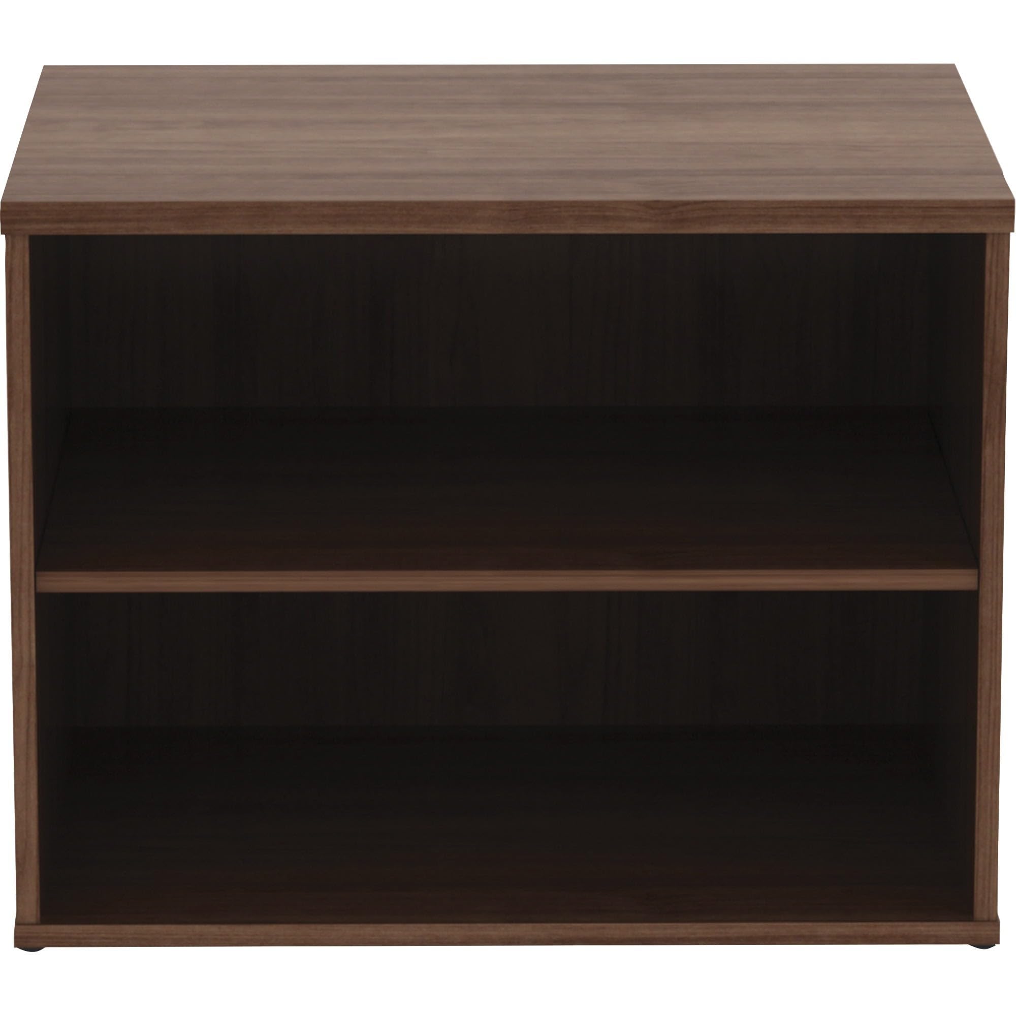 Lorell Walnut File Storage Cabinet Credenza - Wooden Office Organizer with File Drawers for Home & Business Use - Perfect for Storing Documents, Folders, and Office Supplies