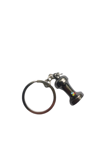 I.XXI Coffee Tamper Key Chain - Premium Espresso Puck Press Tool for Baristas & Home Brewing - Perfect for Coffee Shops, Camping & Travel Accessories