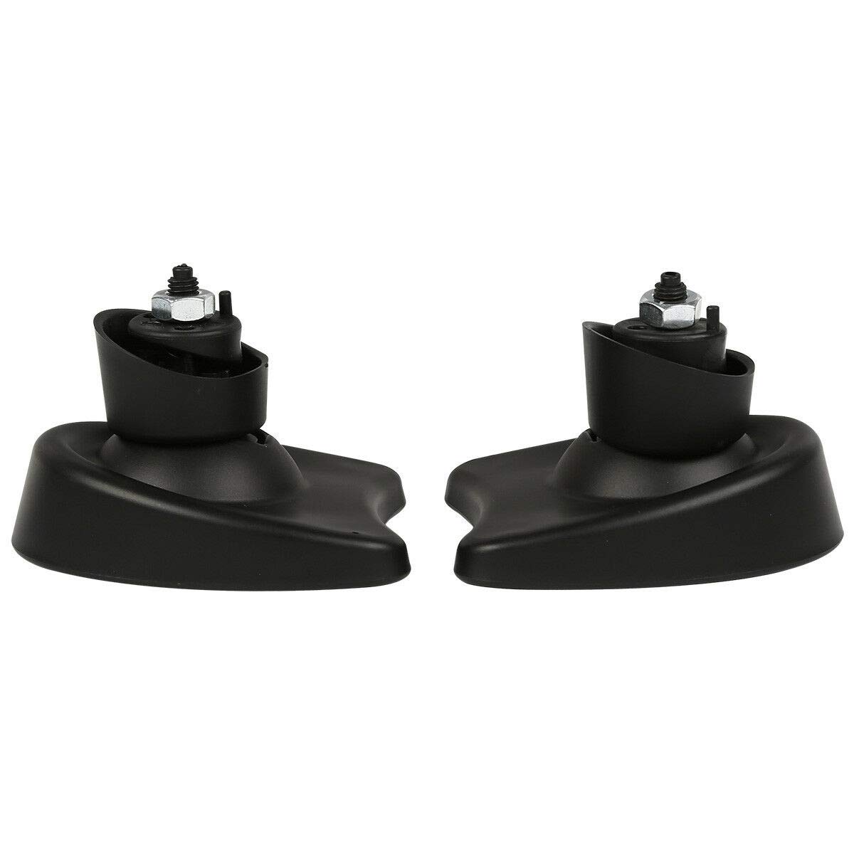 10mm Fairing Mount Rear View Mirror for 1996-2013 Harley Electra Glide & Street Glide Trike Models FLHX/FLHTCU/FLHT/FLHTC - Universal Black Motorcycle Mirror for Improved Road Visibility & Safety Riding