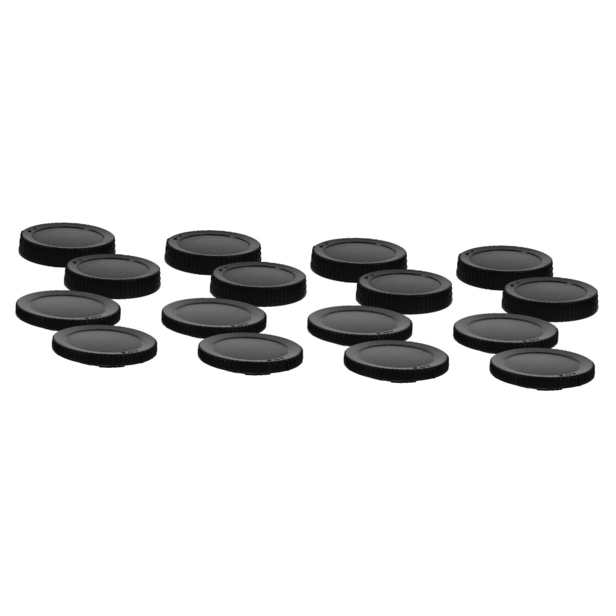 HOMSFOU 4-Pack Lens Cap Set - Dust Proof Camera Lens Cover Replacement for DSLR & Mirrorless Cameras - Perfect for Travel, Outdoor Photography & Lens Protection