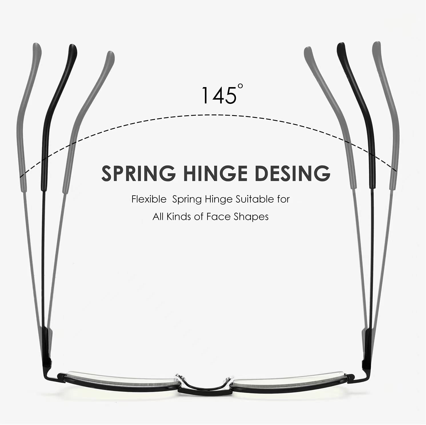 Slim Pen Reading Glasses - Lightweight Pocket Readers with Pen Clip & Blue Light Protection | Perfect for Reading, Office Work, and Travel