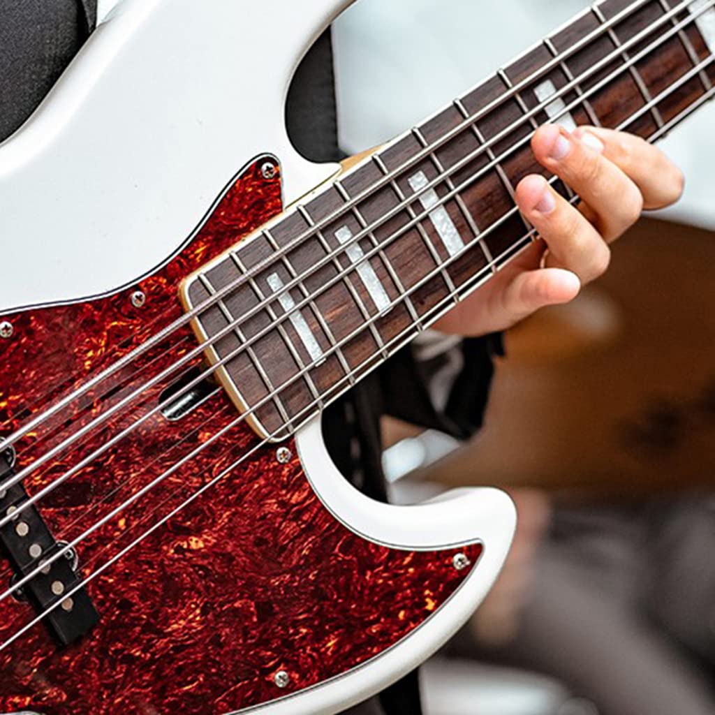 Alnicov 5-String Stainless Steel Bass Guitar Strings with Color Ball Ends - Premium Electric Bass Replacement Strings for Rock, Jazz & Studio Performances
