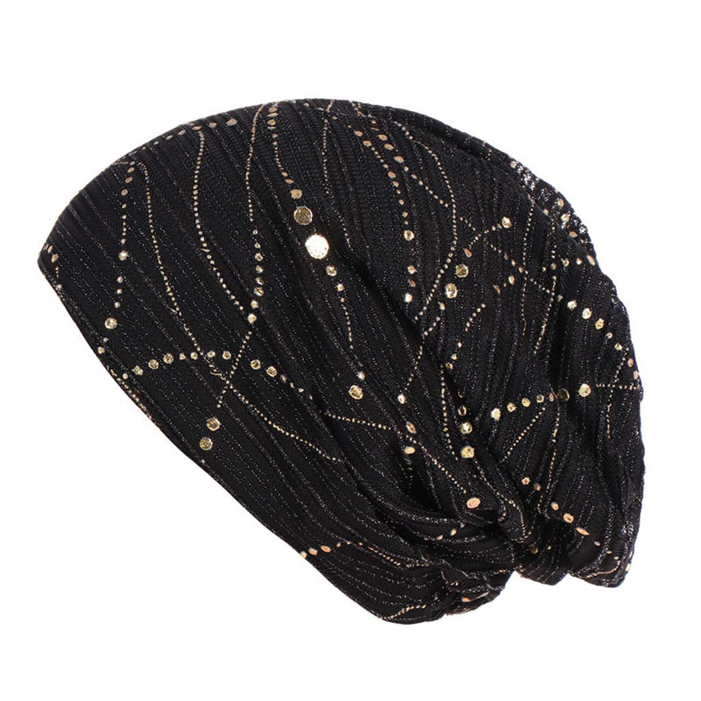 Women's Muslim Frontal Lace Cross Bonnet Hijab Turban Hat - Breathable Chemo Cap & Stylish Skull Cap for Daily Wear, Prayer, and Cancer Treatment
