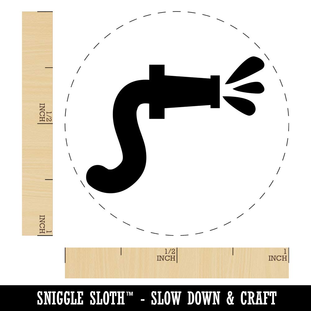 1 Inch Medium Fire Hose Firefighter Water Rubber Stamp for Stamping - Perfect for Crafting, Planners, Scrapbooking & DIY Projects