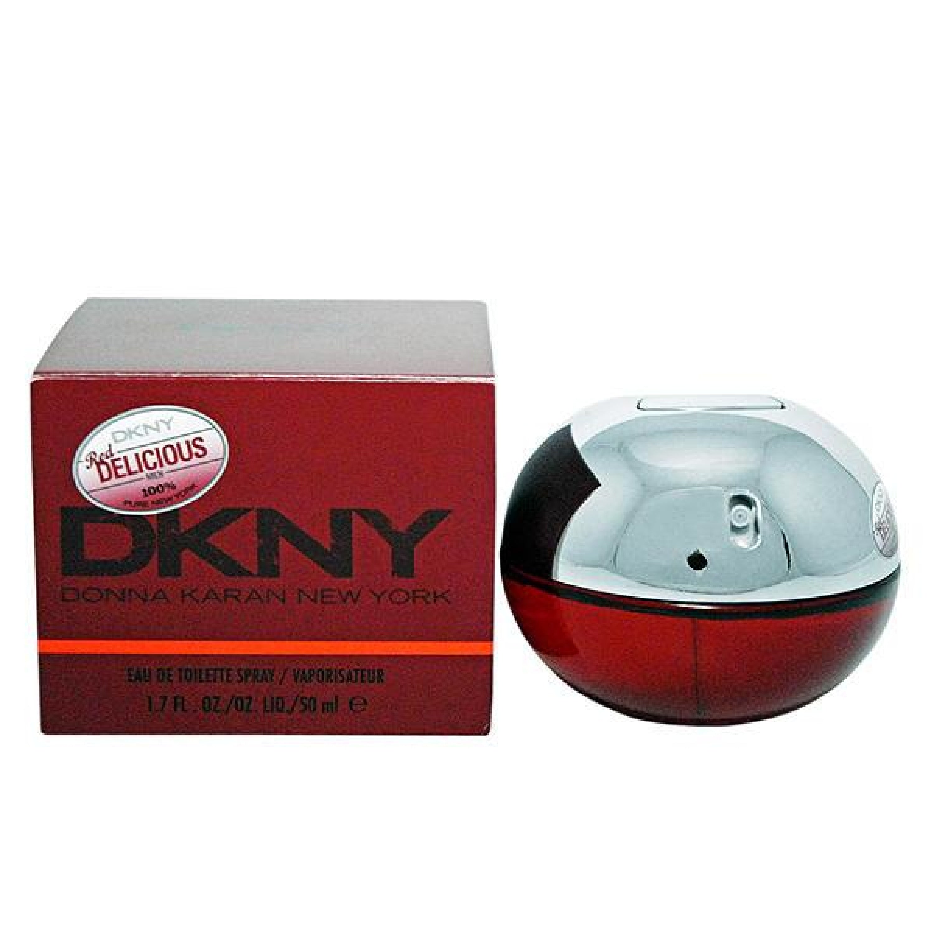 DKNY Be Delicious Red 50ML Eau De Toilette Spray for Women - Fresh Floral Fragrance for Day & Night Wear, Office & Date Nights