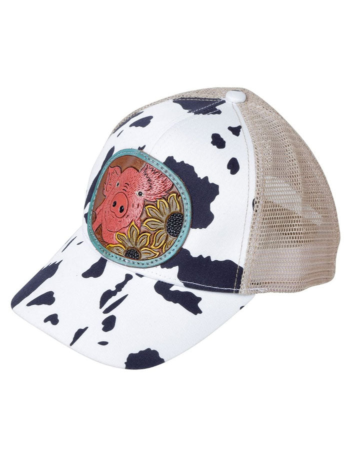 Myra Bag S 4849 Women's Mesh Backpack Cap - White | Stylish Breathable Hat for Outdoor Activities, Running, Hiking & Travel