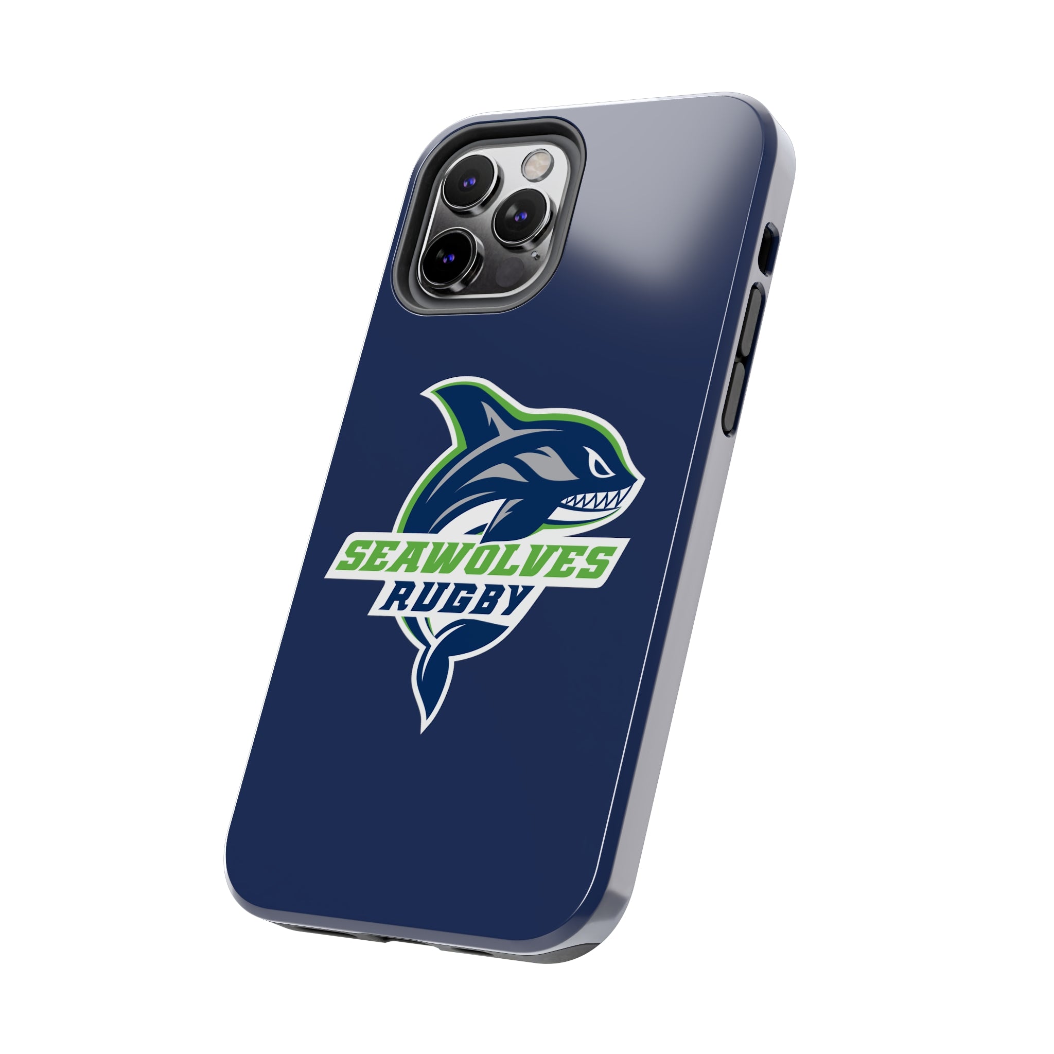 Seawolves Navy Rugged Phone Case - Shockproof & Durable Protection for iPhone & Samsung - Perfect for Outdoor Adventures, Work & Daily Use