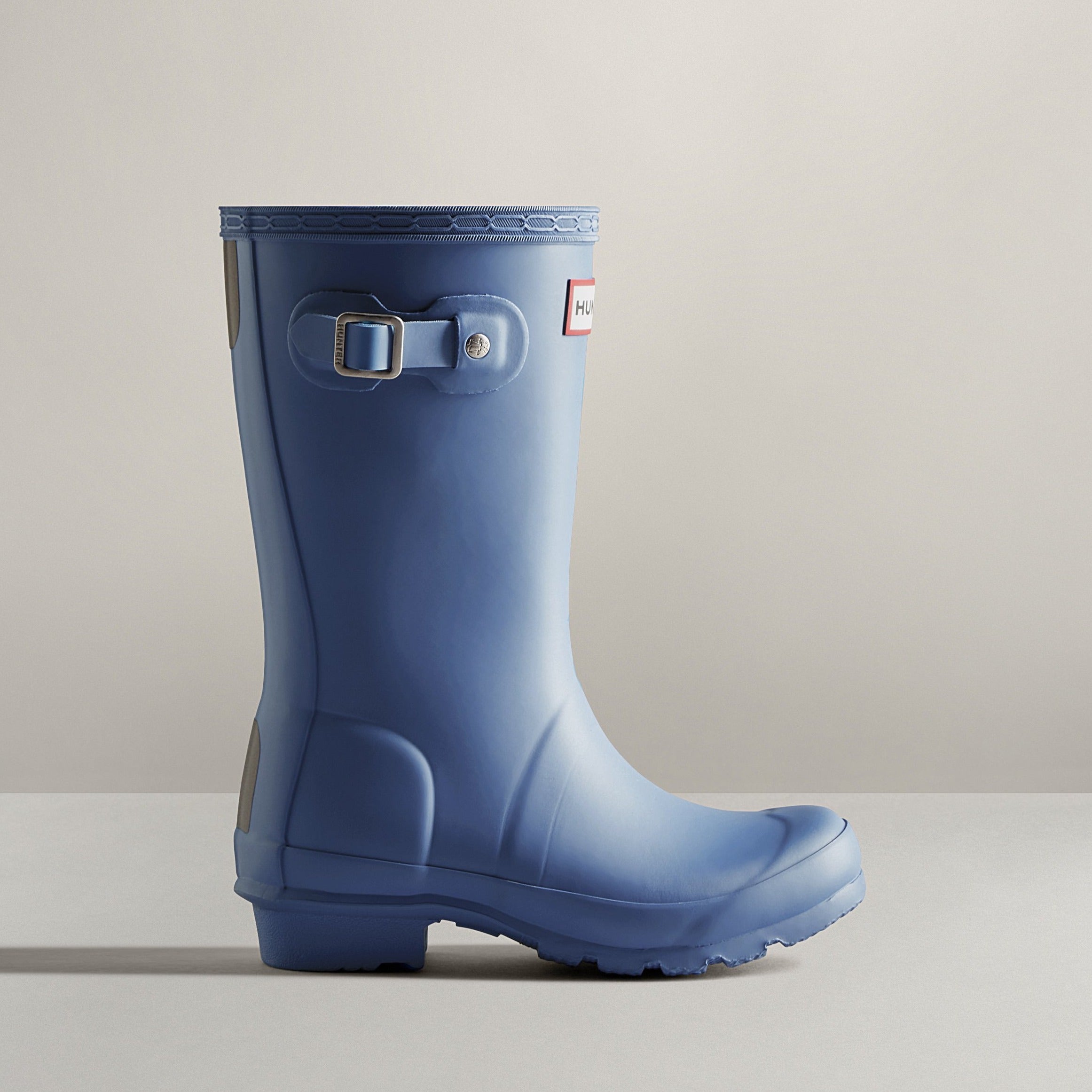 Hunter Stornoway Blue Original Kids Rain Boots - Waterproof & Comfortable for Outdoor Play, Puddle Jumping, and School Days