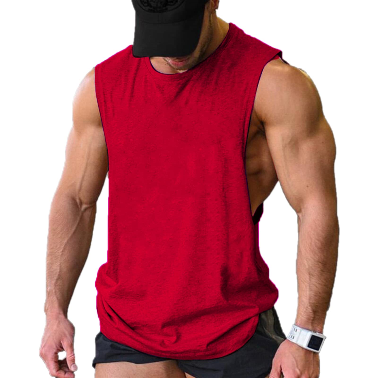 COOFANDY Men's Workout Tank Tops 2 Pack - Gym & Bodybuilding Sleeveless Muscle Shirts for Men | Perfect for Weightlifting, Running & Summer Fitness Training
