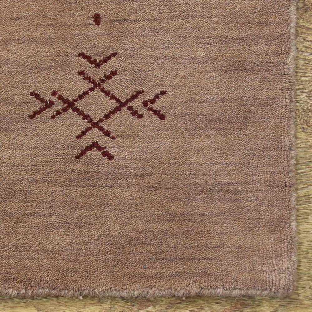 Premium Hand Knotted Wool Rug - Brasilia Collection | Soft & Durable for Living Room, Bedroom & Office Decor | Eco-Friendly & Hypoallergenic