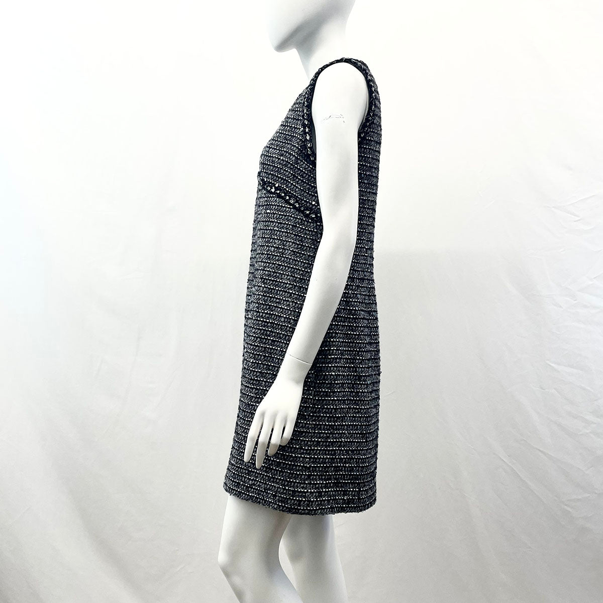 Chanel Tweed Dress for Women | Classic Luxury Designer Dress | Perfect for Cocktail Parties, Weddings & Formal Events
