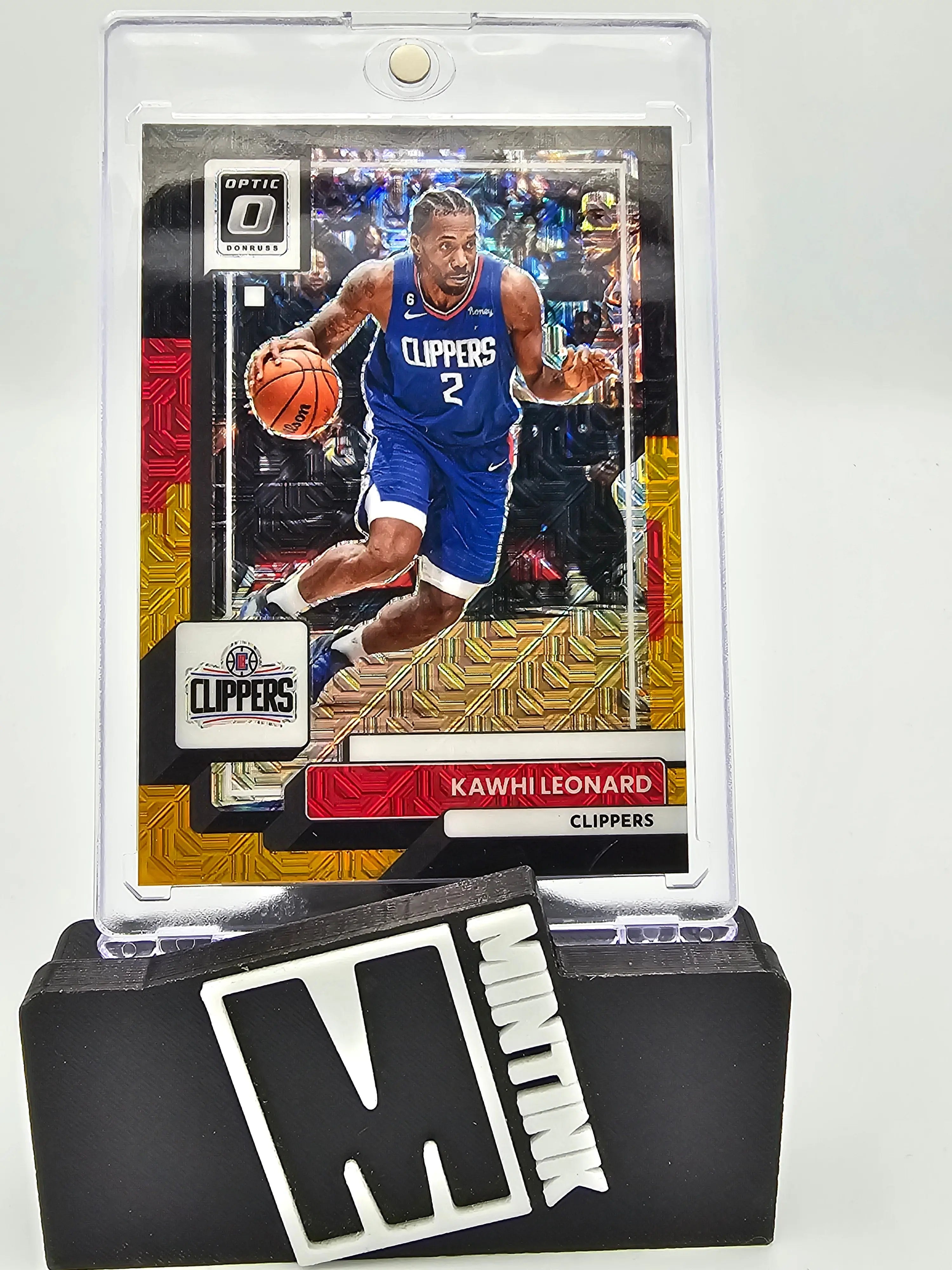 2022-23 Panini Donruss Optic Kawhi Leonard Black Red Yellow Mojo Parallel 5/8 #118 Basketball Trading Card - Perfect for NBA Collectors and Sports Memorabilia Enthusiasts
