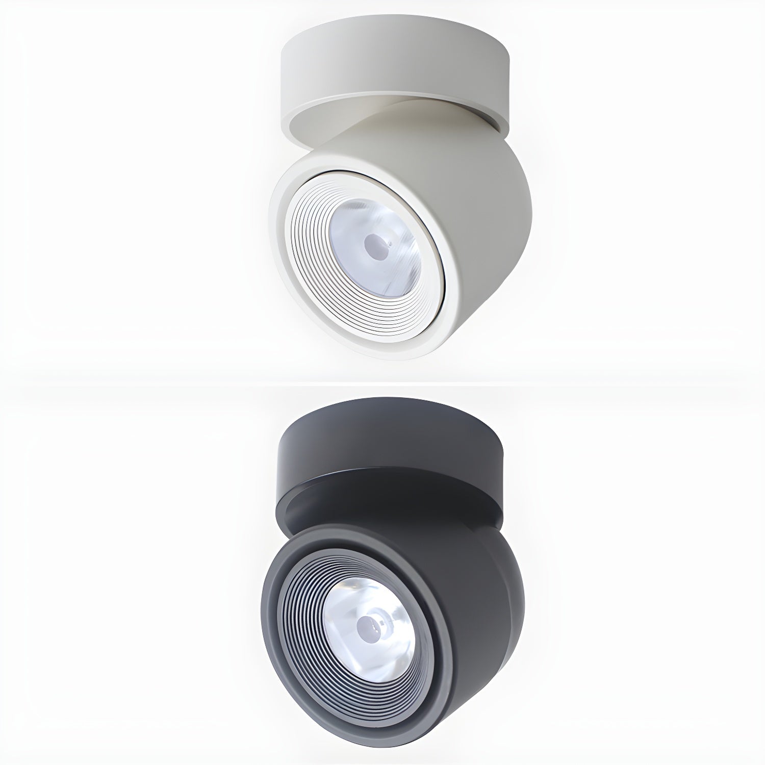 Clara Rotating Surface Downlight LED Ceiling Light - Adjustable Angle, Modern Dimmable Fixture for Living Room, Bedroom, Kitchen & Office Lighting