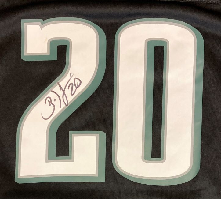Brian Dawkins Autographed Philadelphia Eagles Black Nike Game Jersey - Authentic NFL Memorabilia for Eagles Fans, Collectors & Sports Enthusiasts - Perfect for Display, Gifts & Home Decor