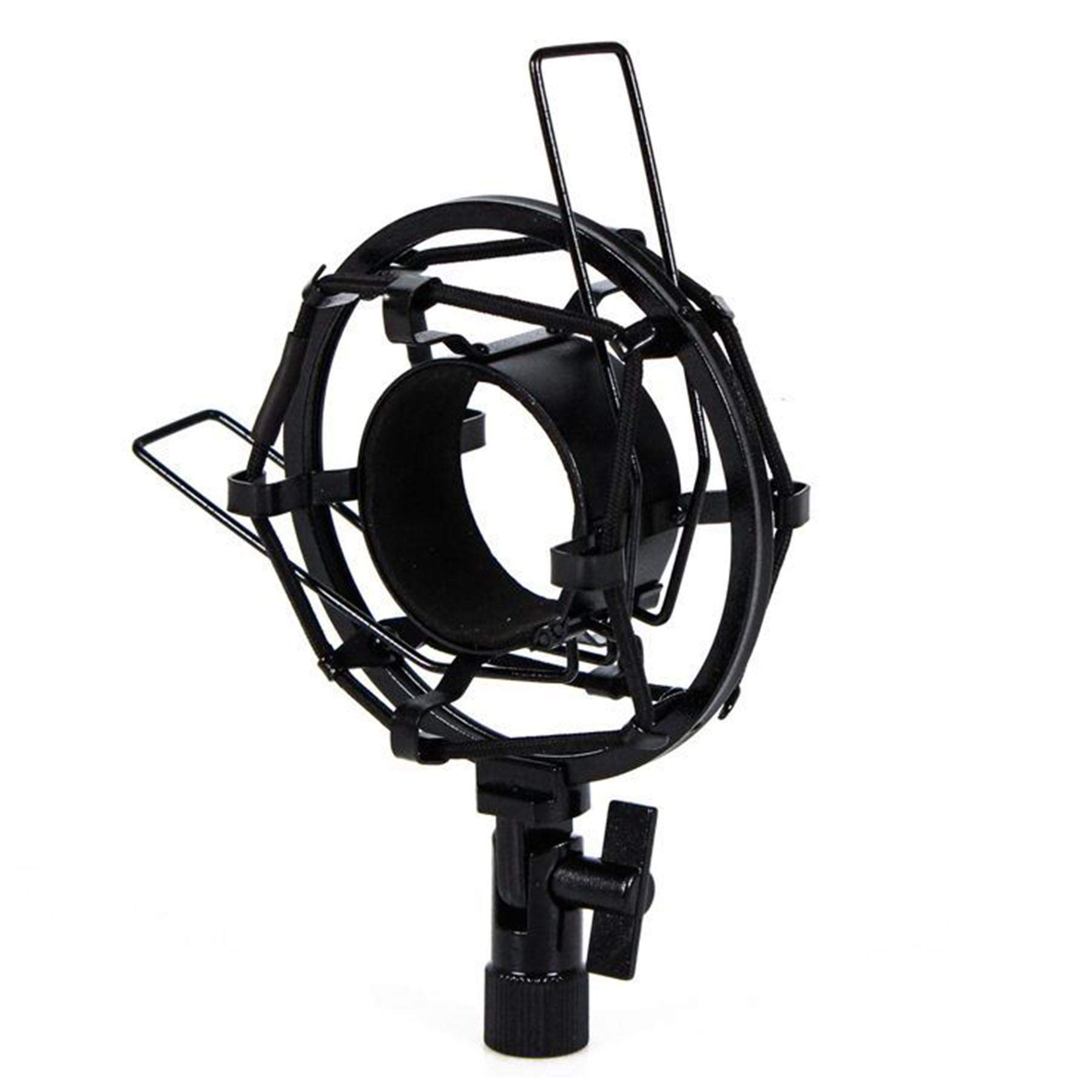 MXL Black Shock Mount for Audio-Technica 20-Series Microphones - Professional Mic Suspension for Podcasting, Voice Overs & Studio Recording