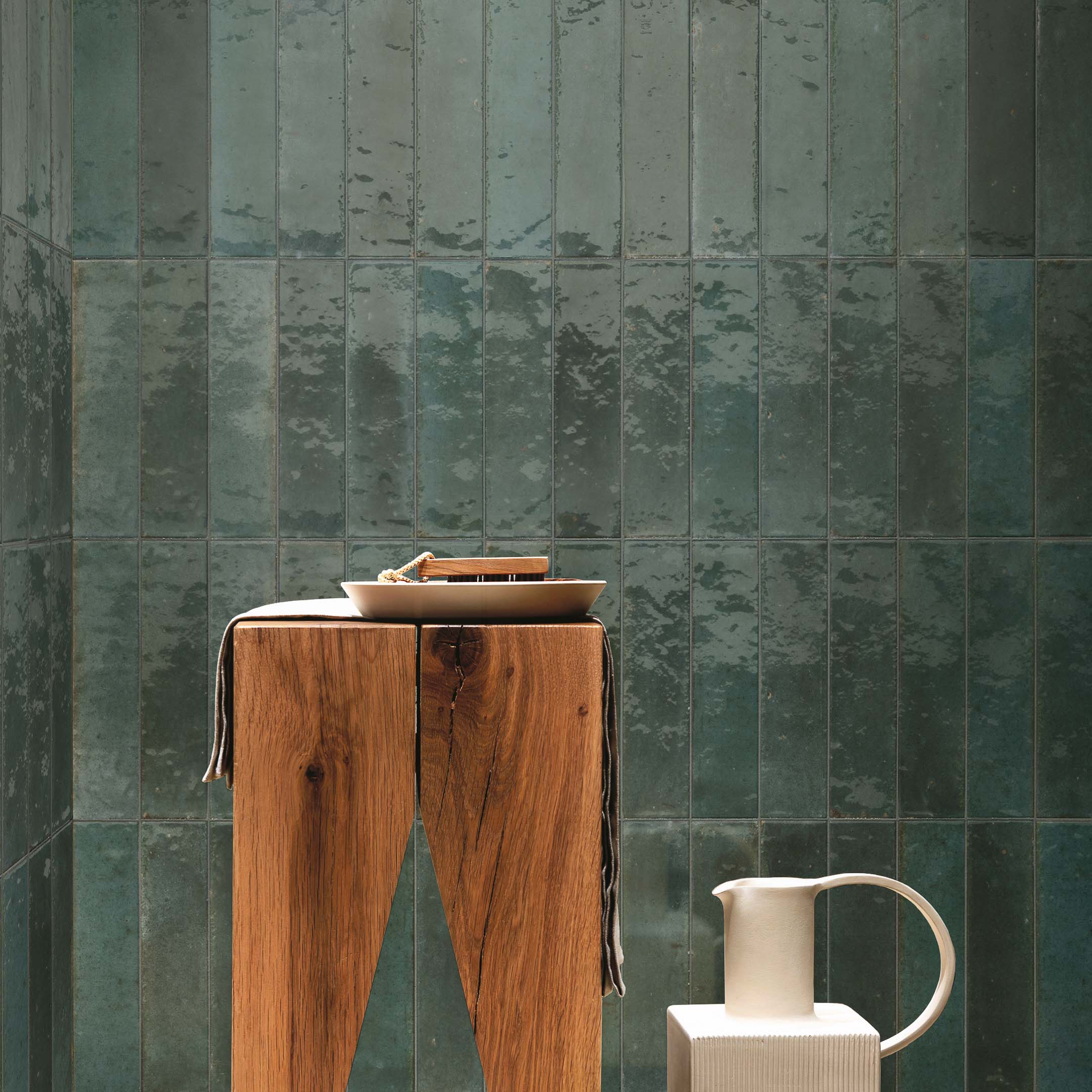 Magnolia Zellige Subway Tiles - Premium Ceramic Wall & Backsplash Tiles for Kitchen, Bathroom & Shower Renovation