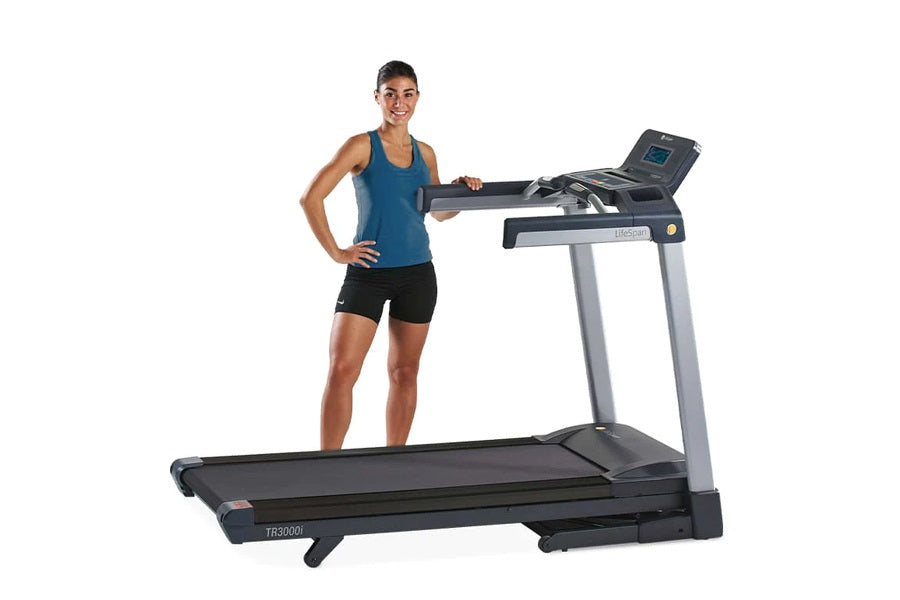 LifeSpan TR3000i Folding Treadmill - Compact Home Gym Equipment for Running & Walking - Perfect for Small Spaces & Home Workouts