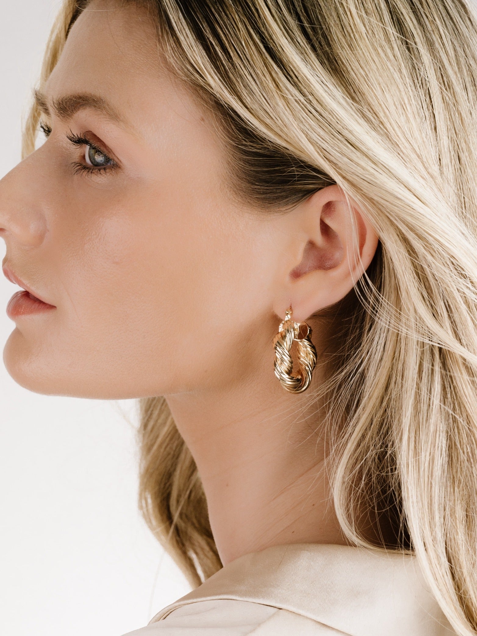 Modern Twist Hoop Earrings for Women - Trendy Gold & Silver Hoop Earrings for Everyday Wear, Parties & Gifts