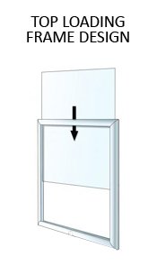 28x44 Jumbo Poster Sign Holder with Double Post - Heavy Duty Acrylic Display Stand for Retail, Restaurants & Events - Perfect for Store Advertising, Menu Boards & Promotional Displays