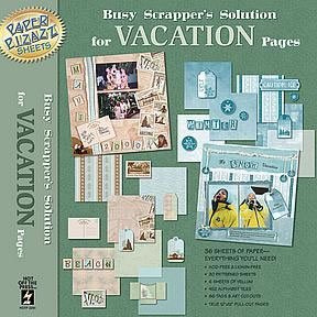 Vacation Paper Pack - Premium Travel Scrapbook Paper Set for DIY Crafting, Journaling & Scrapbooking - Perfect for Travel Memories, Photo Albums & Creative Projects
