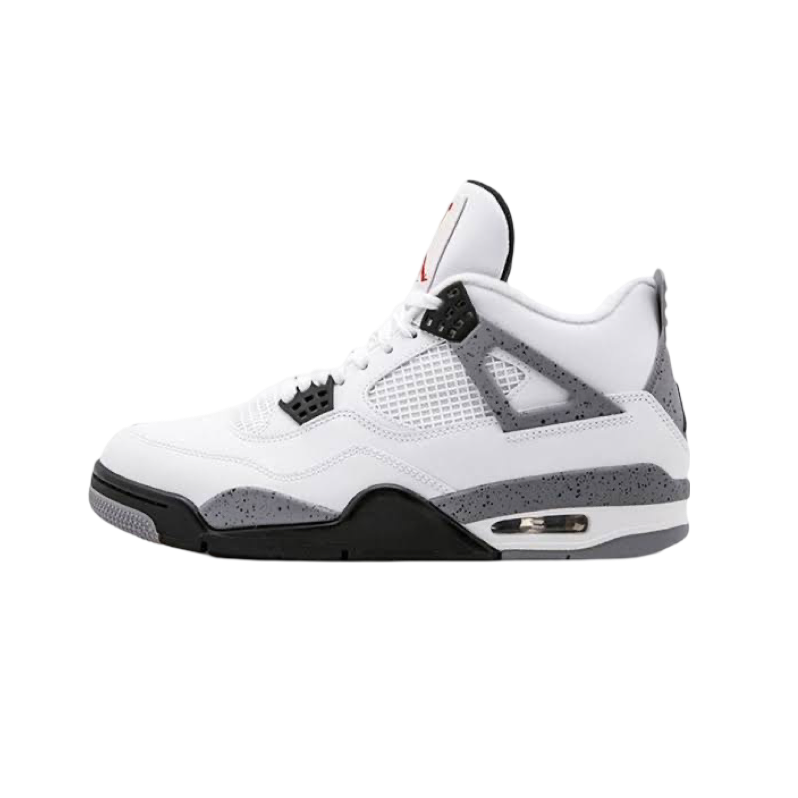 Air Jordan 4 Retro 2012 White Cement - Men's Basketball Shoes in White/Black/Tech Grey - Perfect for Streetwear & Court Performance