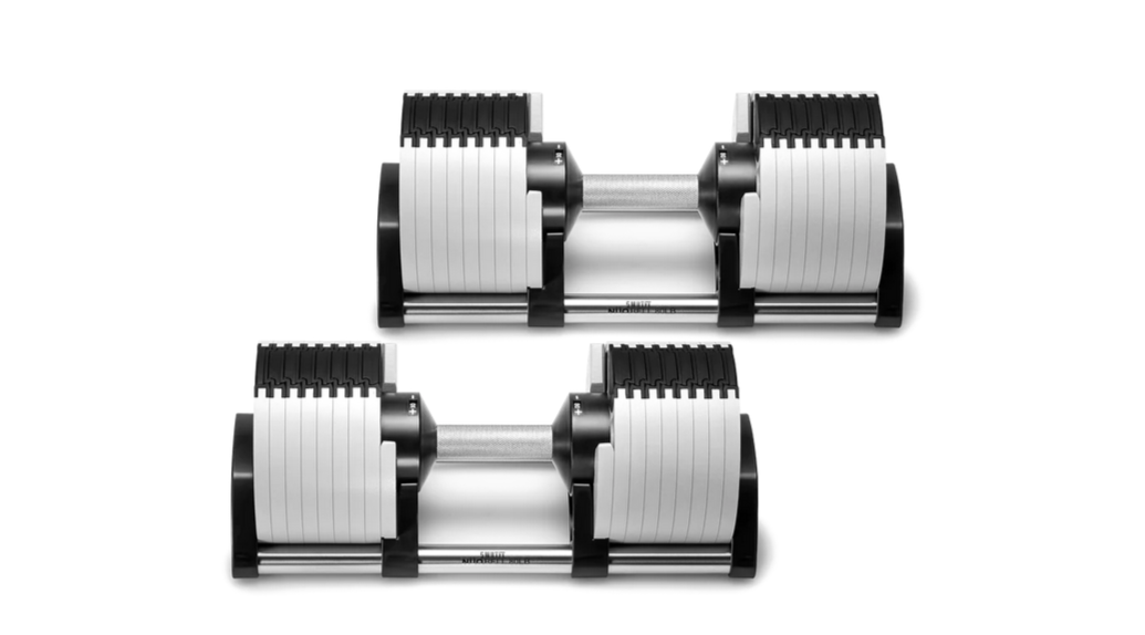 NÜOBELL 80lb Adjustable Dumbbell Set - Premium Home Gym Equipment for Strength Training & Weightlifting - Perfect for Home Workouts, CrossFit, and Fitness Enthusiasts