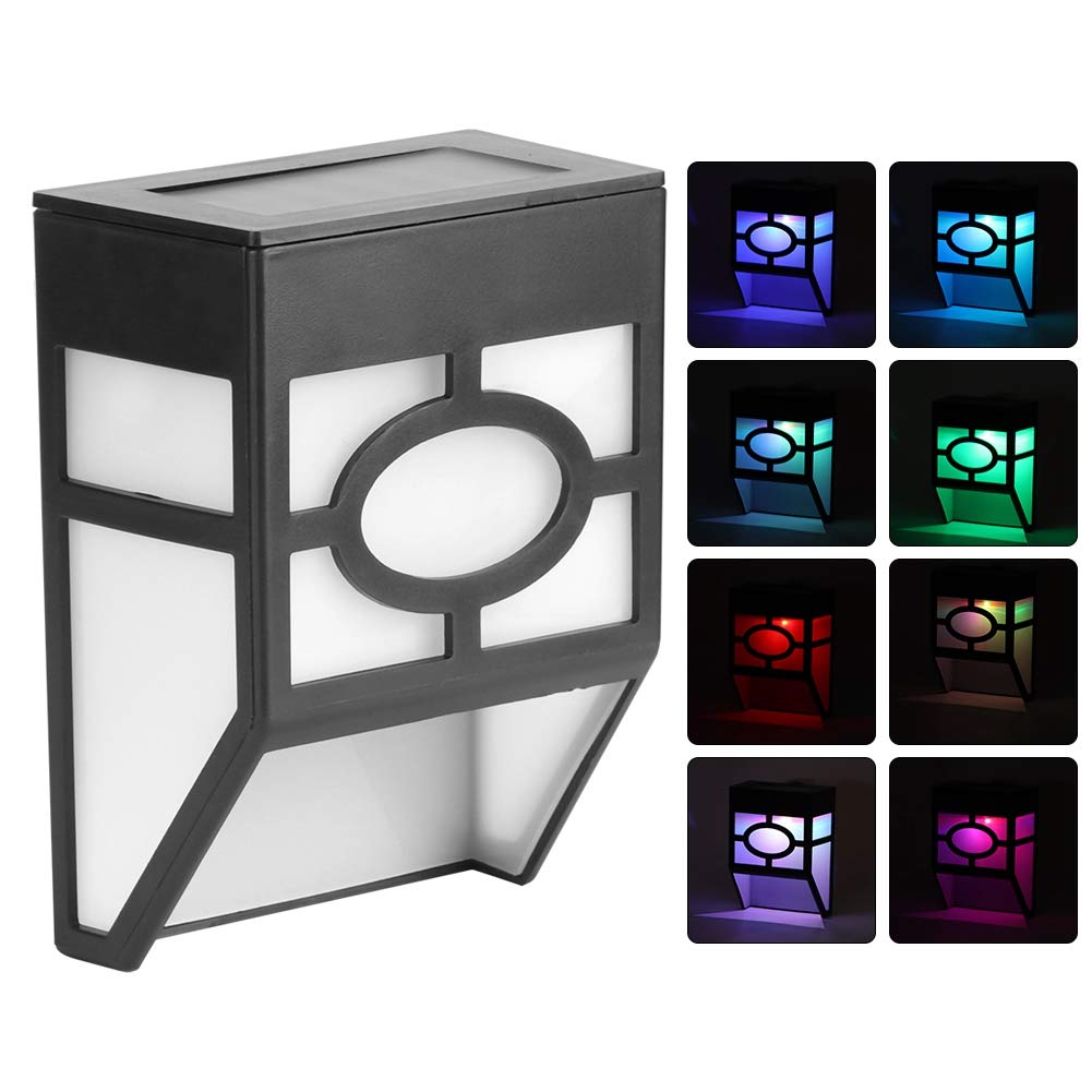 Solar LED Wall Lights for Outdoor, Patio & Garden Decor