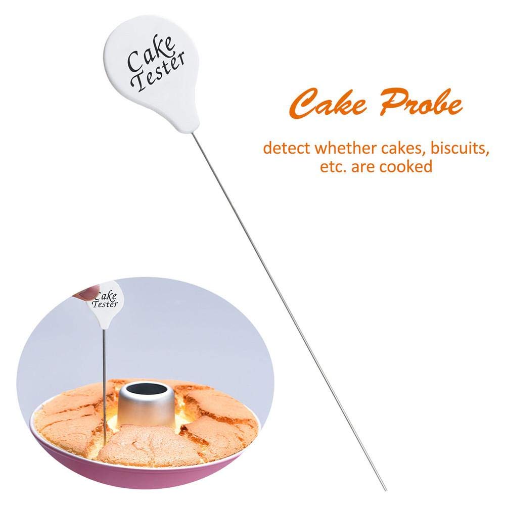 Stainless Steel Cake Tester - Reusable Metal Probe Needle for Baking Muffins, Bread & Cakes | Perfect for Home Bakers & Professional Chefs | Essential Kitchen Tool for Testing Doneness & Perfect Baking Results