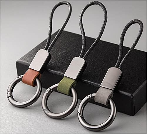 8pcs Black Gun Spring O Ring, 1 Inch (2.5cm) Round Carabiner Snap Clip Trigger Spring Keyring Buckle - Durable O Ring for Bags, Purses, Backpacks, Keychains & Outdoor Gear - Perfect for Camping, Hiking, Travel & Everyday Carry Accessories