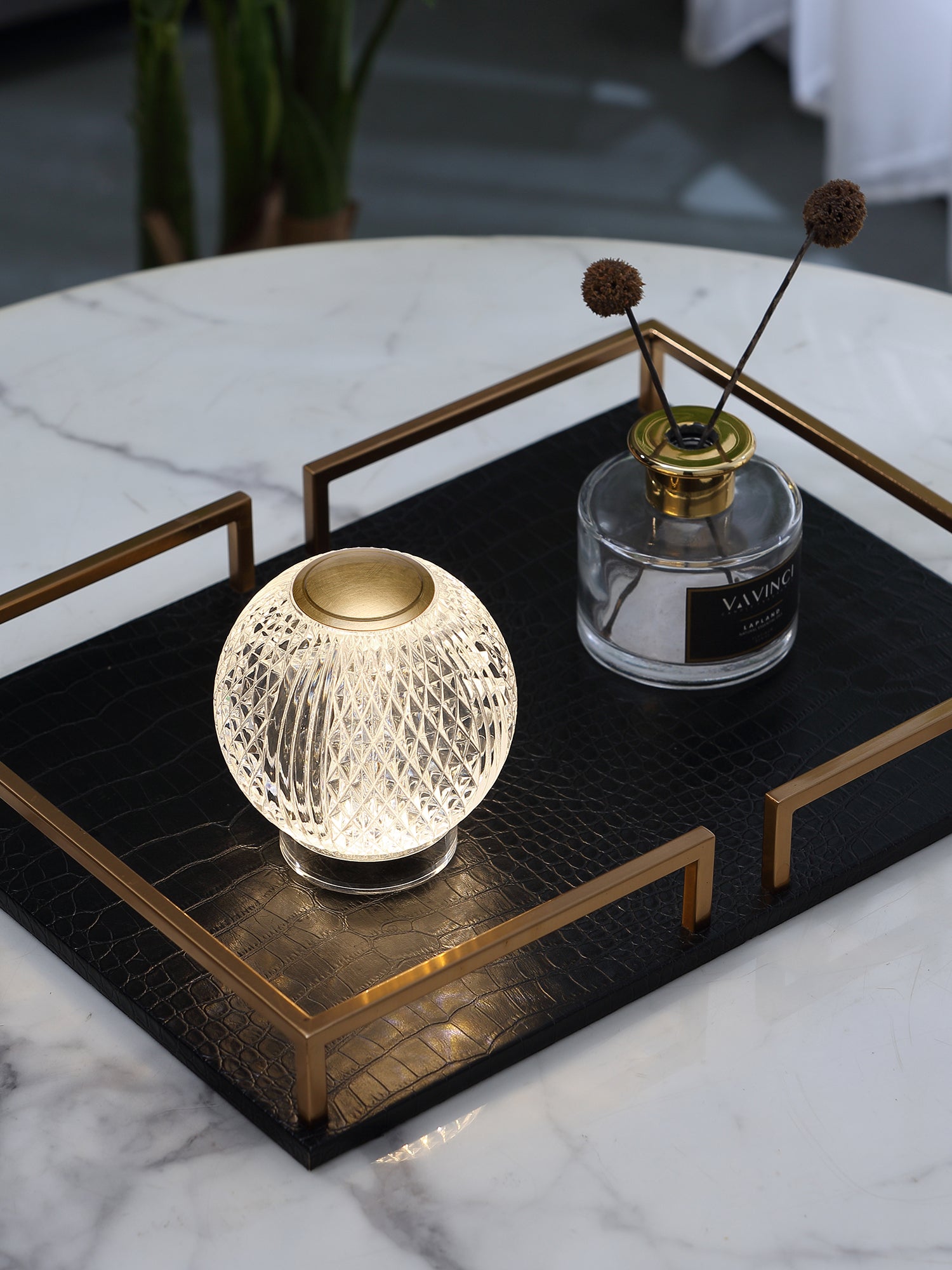 Marni Table Lamp - Modern LED Desk Lamp for Home & Office - Stylish Lighting for Bedroom, Living Room, Study & Workspace
