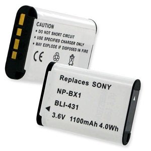 Sony NP-BX1 Replacement Battery for Sony Cyber-shot Cameras - Long-Lasting Power for Travel, Photography & Vlogging