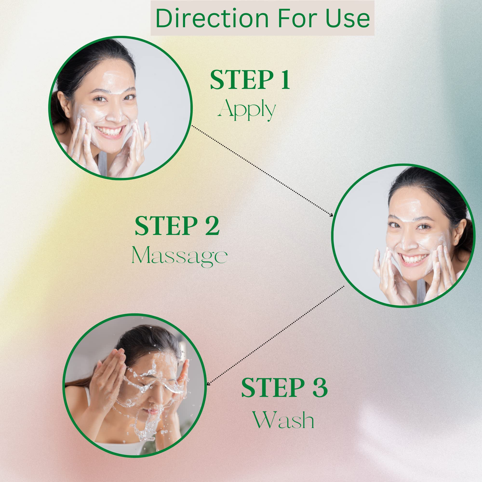 Delikaa Green Tea Face Wash with Neem, Tea Tree Oil, Amla & Turmeric - Deep Cleansing for Acne-Prone Skin, Removes Dirt & Prevents Breakouts (100ml) - Perfect for Daily Skincare Routine & Oily/Combination Skin Care