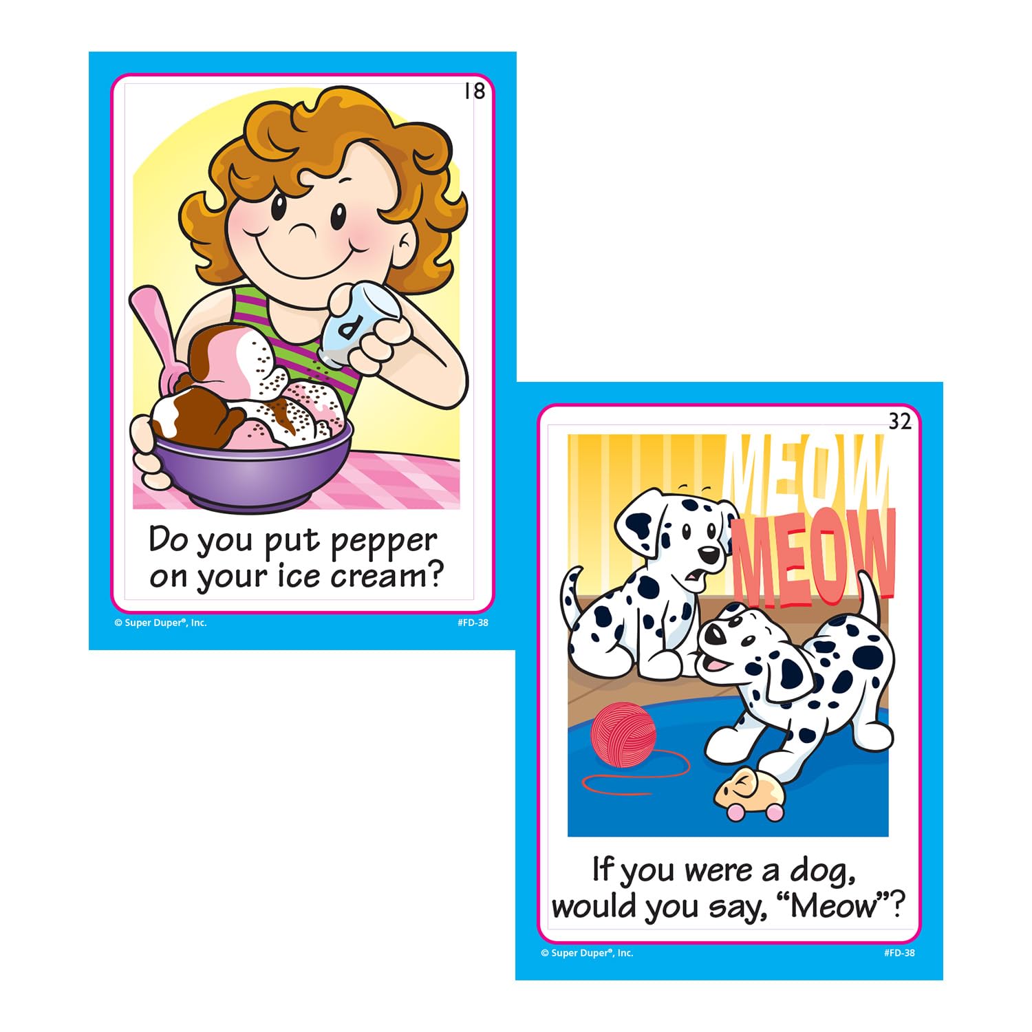Super Duper Publications | Yes or No? Fun Deck Flash Cards | Educational Learning Games for Kids | Improve Language & Decision Skills at Home or School