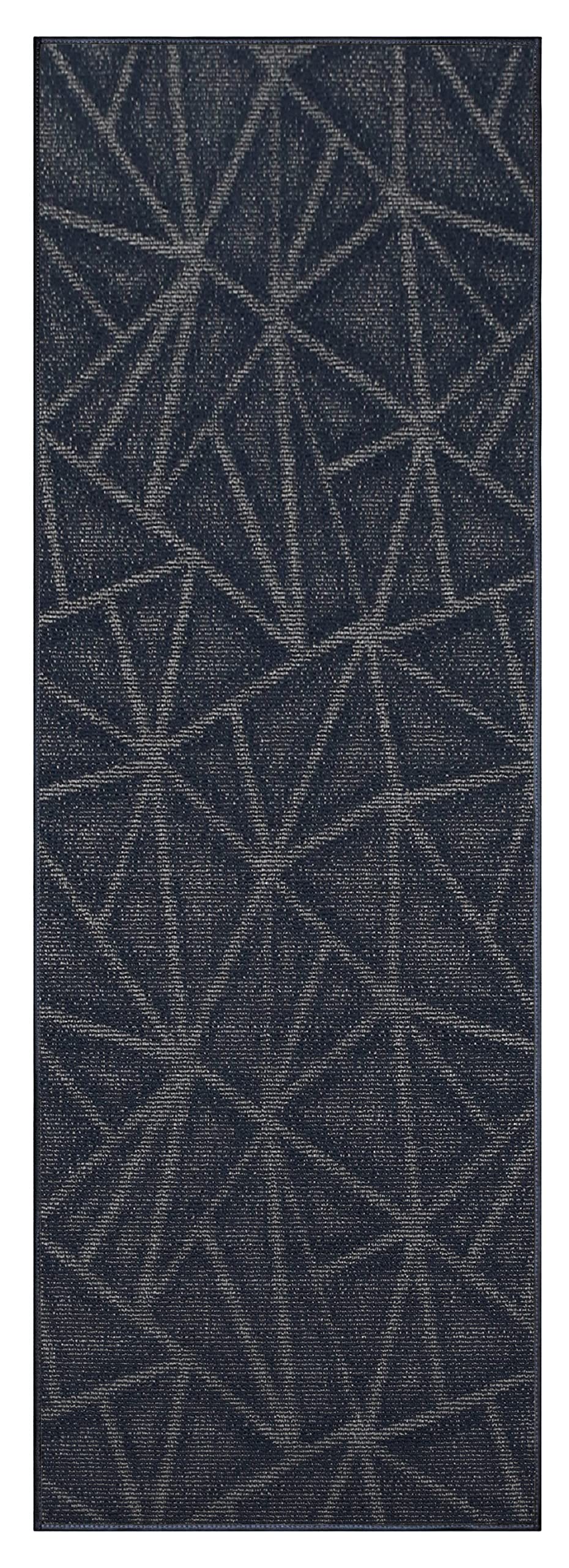 Custom Size Navy Blue 4' x 24' Indoor Outdoor Ambient Rugs - Durable Area Carpet for Patio, Deck, Living Room & Bedroom Decor