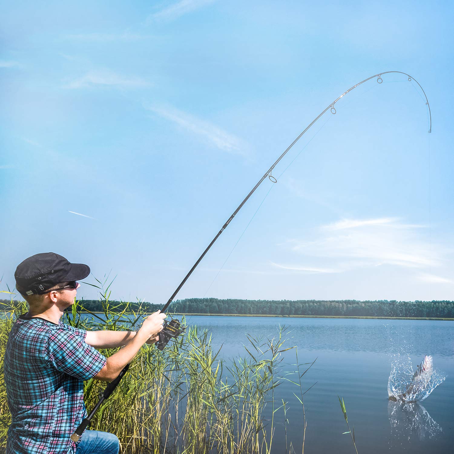 Tempo Sphera Ultra Light Spinning Fishing Rod with Fuji Reel Seat | 30-Ton Carbon Blank | Sensitive & Durable Action | Perfect for Freshwater & Saltwater Fishing
