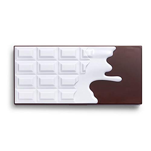 I Heart Revolution I Love Chocolate Eyeshadow Palette - Chocolate S'Mores, 18 Highly Pigmented Shades (Shimmer, Glitter & Matte) | Vegan & Cruelty-Free Makeup | Perfect for Everyday Wear & Special Occasions