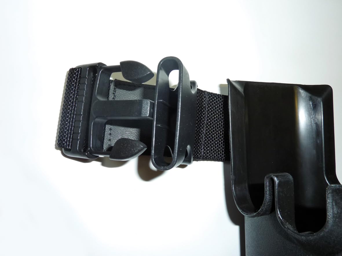 Unger BB010 ErgoTec Ninja Belt Bucket Squeegee Holder - Professional Portable Window Cleaning Tool - Ambidextrous Design for Efficiency - Perfect for High-Rise, Storefront & Residential Window Washing (5-Pack)