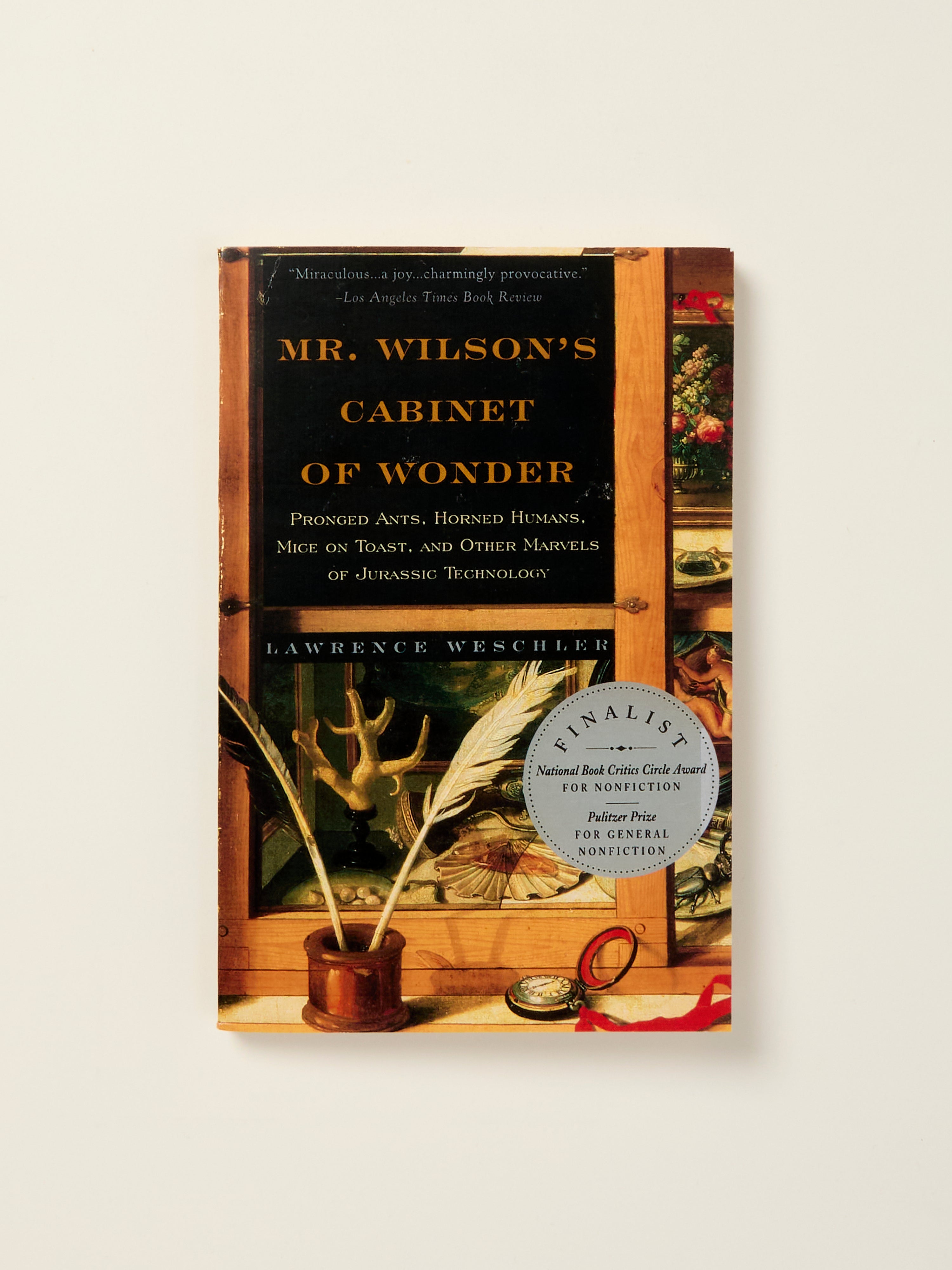 Mr. Wilson's Cabinet of Wonder: Pronged Ants, Horned Humans, Mice on Toast & Other Marvels of Jurassic Technology - Unique Collectibles for Science Enthusiasts & Museum Gift Shops