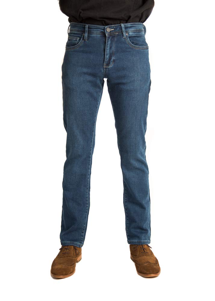 Jack Of Spades Men's Straight Leg Jeans | Casual Mens Pants for Everyday Wear | Perfect for Work, Outings & Relaxation