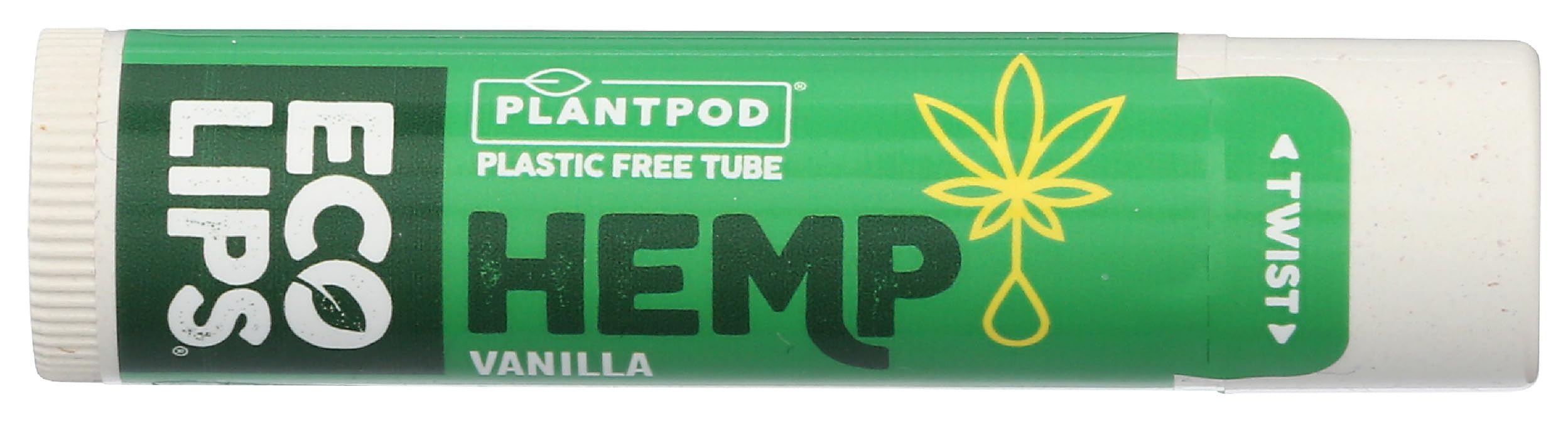 Organic Hemp Lip Balm by ECO LIPS - 0.15 OZ (4.25g) | Moisturizing & Nourishing | Vegan, All-Natural Ingredients | Perfect for Dry Lips, Outdoor Activities & Daily Hydration