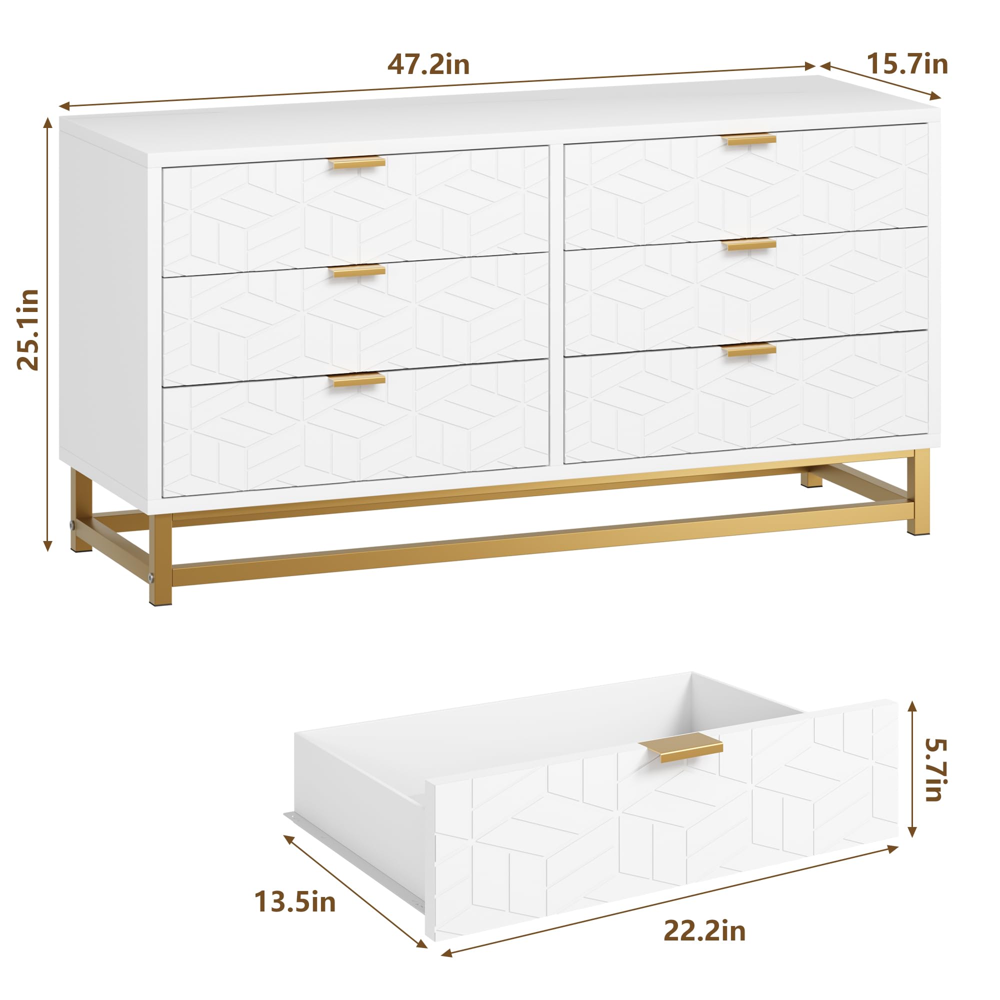 GAOMON TD-XTD-10 White Kitchen Cabinet - Modern Storage Solution for Home & Office Organization