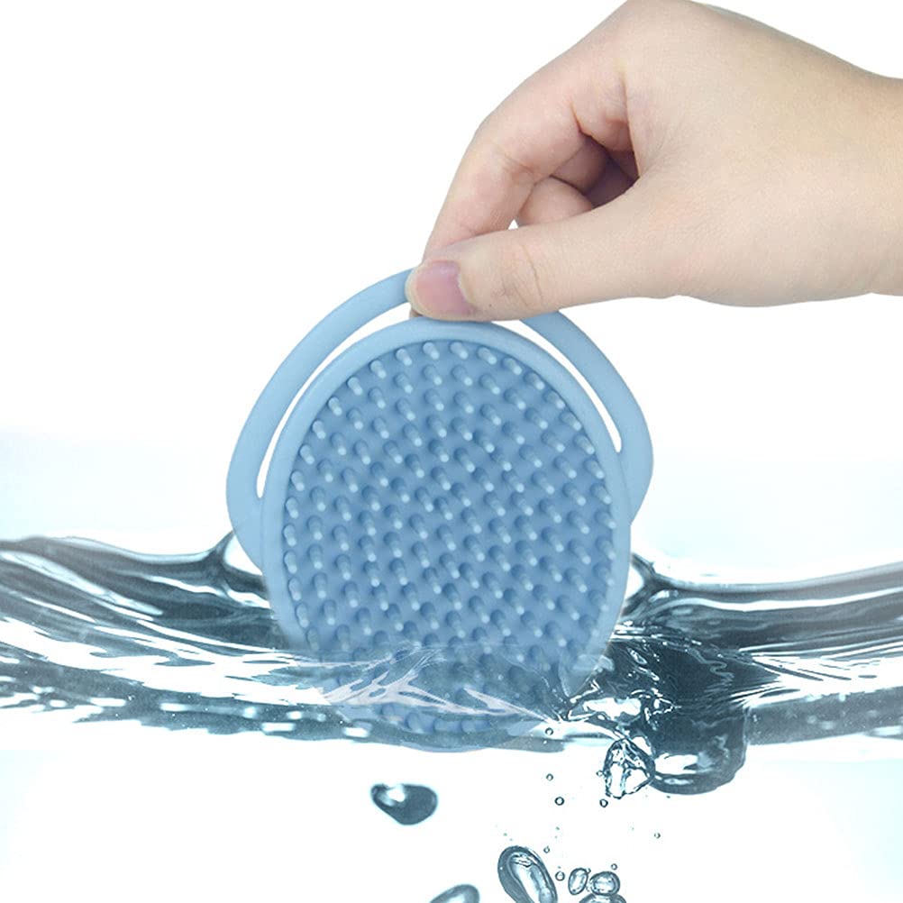 Baby Hair Scalp Massager - Soft Silicone Shampoo Brush for Infants & Toddlers - Gentle Bath Brush for Newborns - Perfect for Cradle Cap Care & Relaxing Head Massage During Bath Time