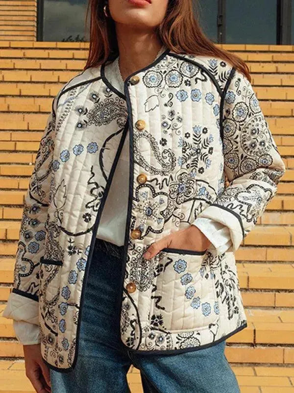 Women's Warm Cotton Quilted Winter Coat - Lightweight Puffer Jacket for Cold Weather | Perfect for Outdoor Activities, Travel & Daily Wear