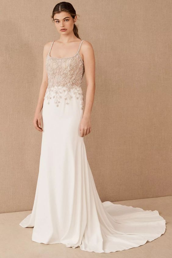 Wtoo by Watters Ashby Wedding Gown - Elegant A-Line Bridal Dress for Romantic Ceremonies & Formal Events