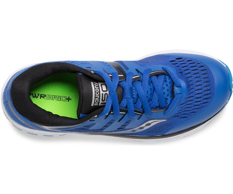 Saucony Blue Guide ISO 2 Youth Running Shoes - Lightweight Cushioned Sneakers for Kids' Training & Daily Wear
