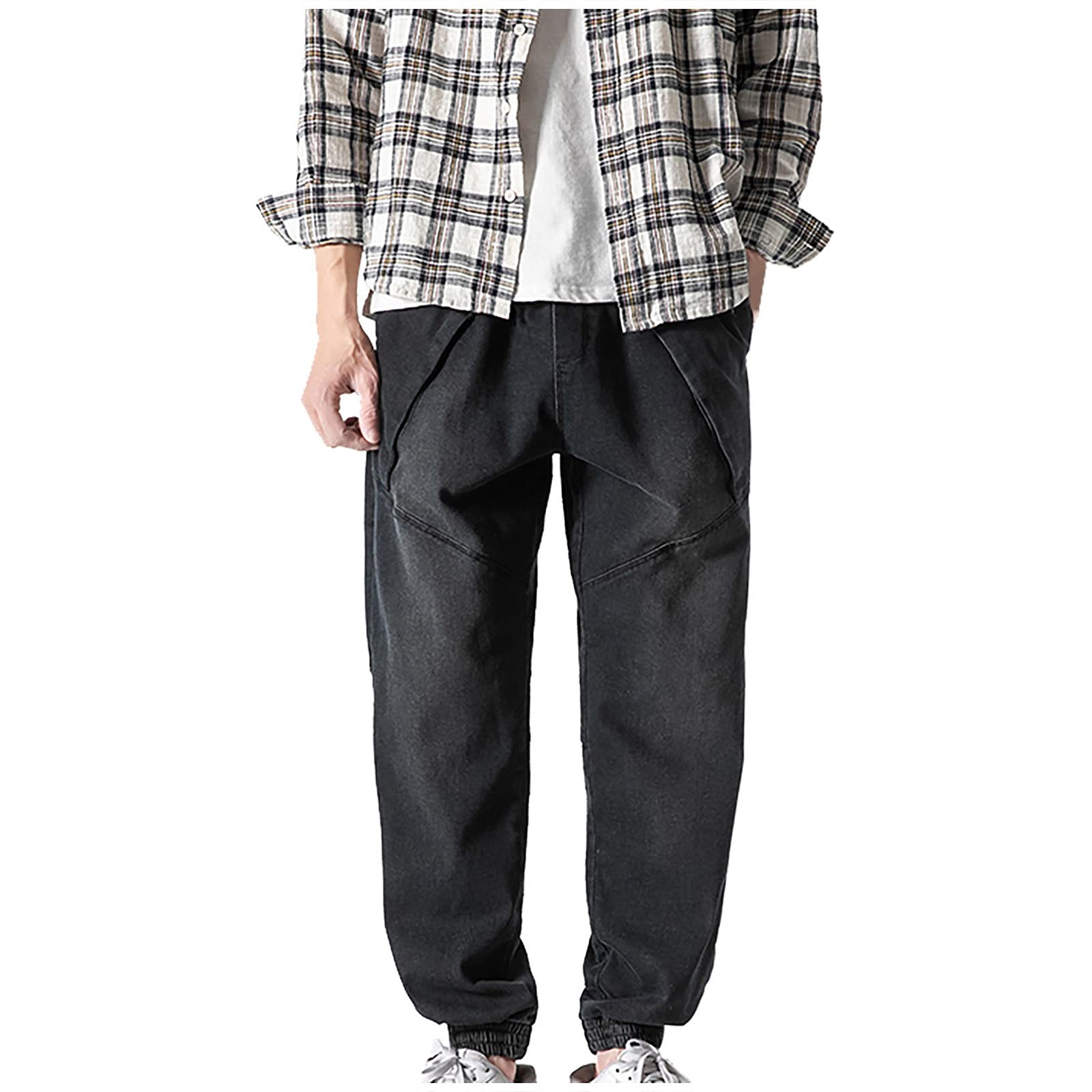 Combat Fit Twill Men's Work Cargo Pants - Relaxed Fit Classic Wear Durable Safety Pants for Outdoor Work, Hiking & Casual Style