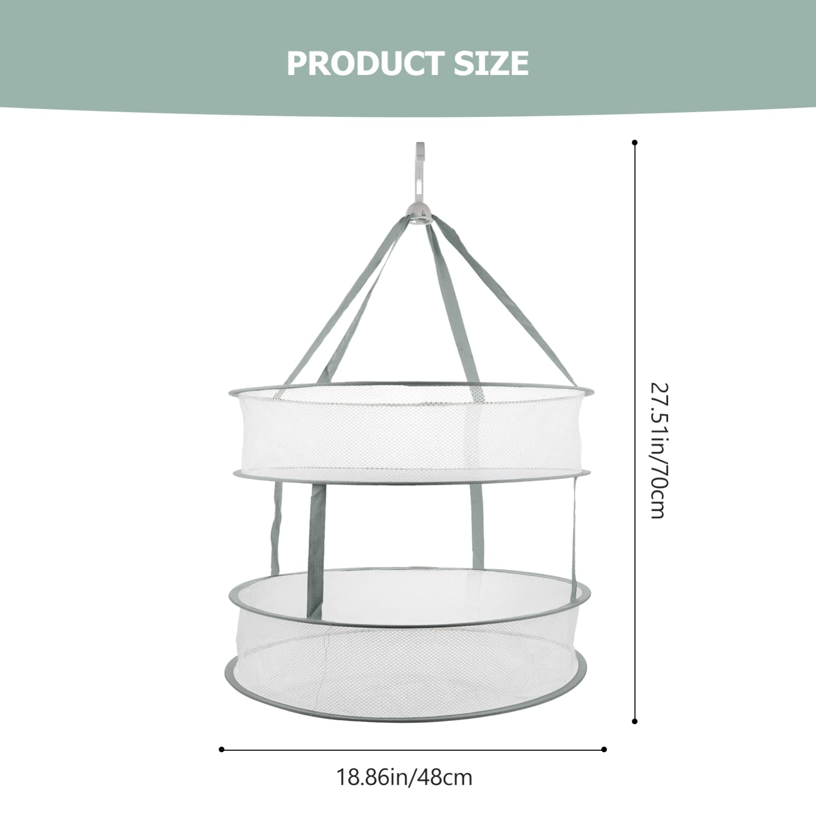 FOMIYES Collapsible Laundry Drying Rack - Foldable Clothes Drying Basket with Beauty Sponge Holder, Blue Sweater Drying Net for Efficient Fabric Care | Perfect for Small Spaces, Apartments & Travel