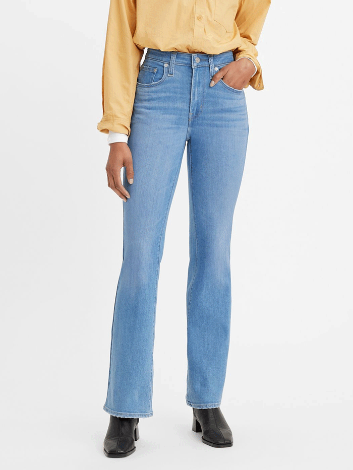 Levi's Women's 725 High Rise Bootcut Jeans - Tribeca Sun Wash | Classic Denim Pants for Casual Wear & Night Out