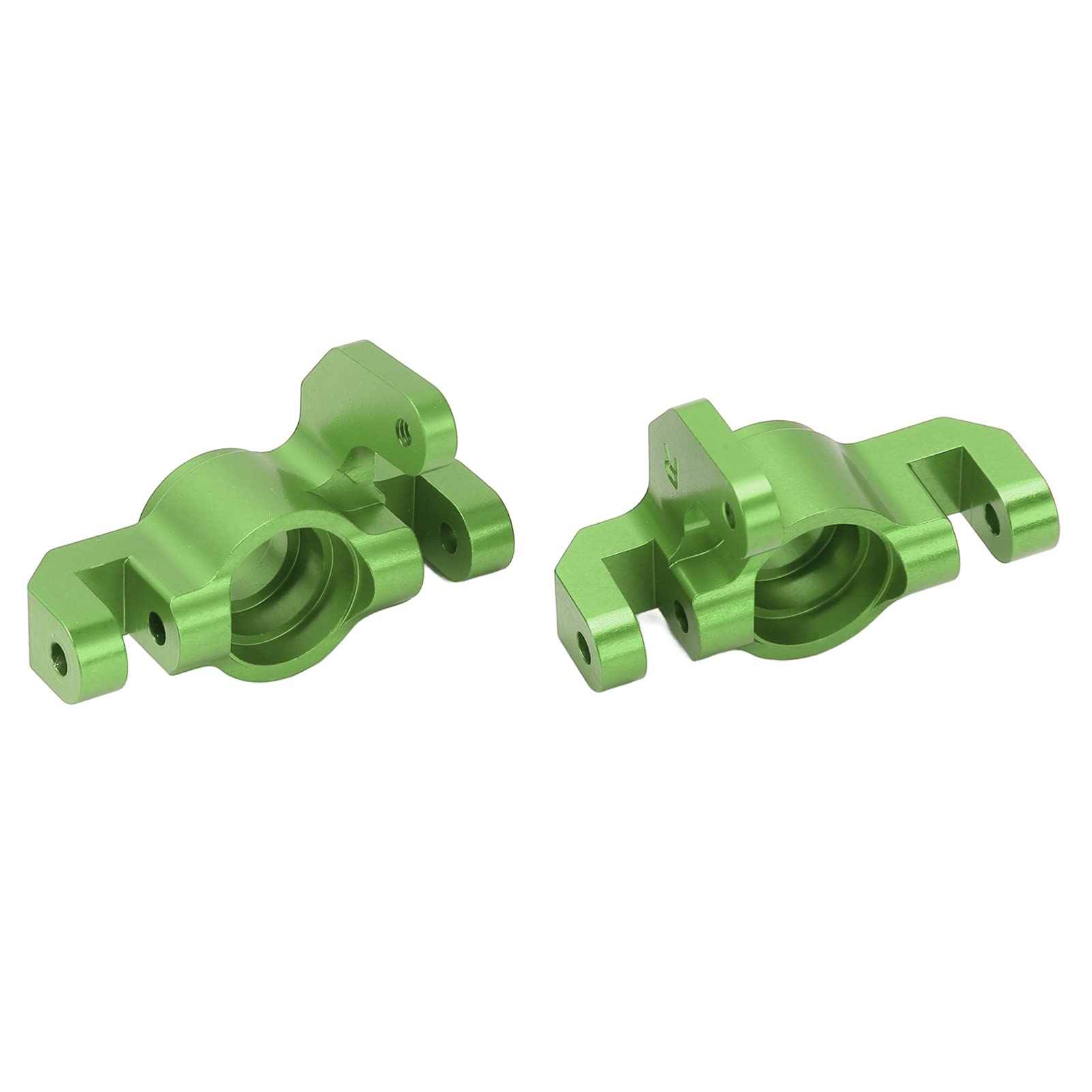 High Precision Aluminum Knuckle Arms for 1/10 RC Cars - Steering Cup Fall Off Prevention, Minimal Clearance & Sleek Green Design | Perfect for Off-Road Racing & RC Car Upgrades